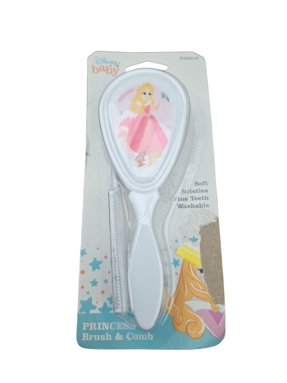 Disney Princess Brush Comb Set White Pink Baby
